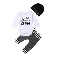 0 18M Baby 3Pcs Clothes Sets Infant Newborn Babies