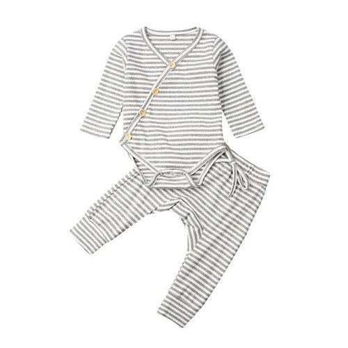 0 18M Baby Autumn Clothes Set 2PCS Newborn Babies