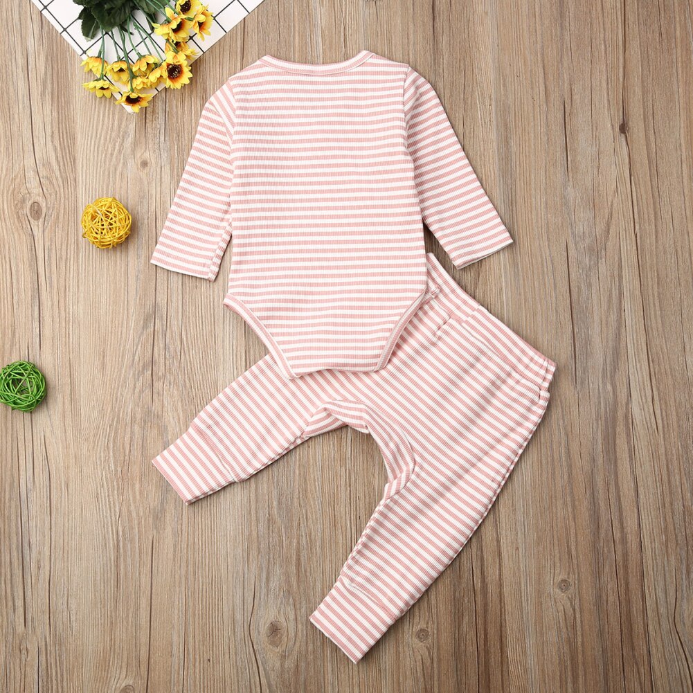 0 18M Baby Autumn Clothes Set 2PCS Newborn Babies