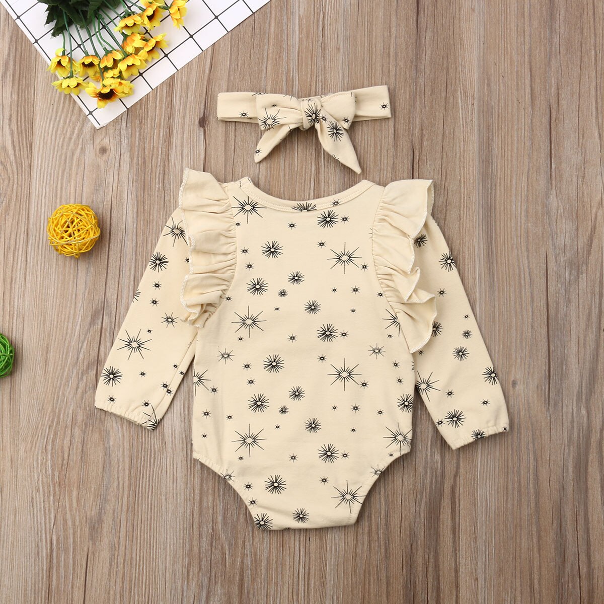 0 18M Baby Cotton Floral Bodysuit Babies Kid Girl
