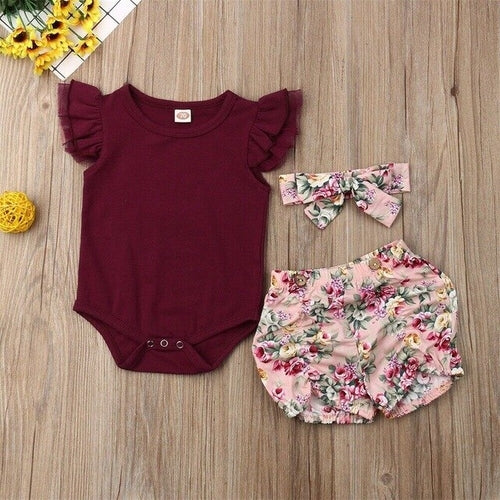 0 18M Baby Summer Clothes Set Newborn Babies Kids