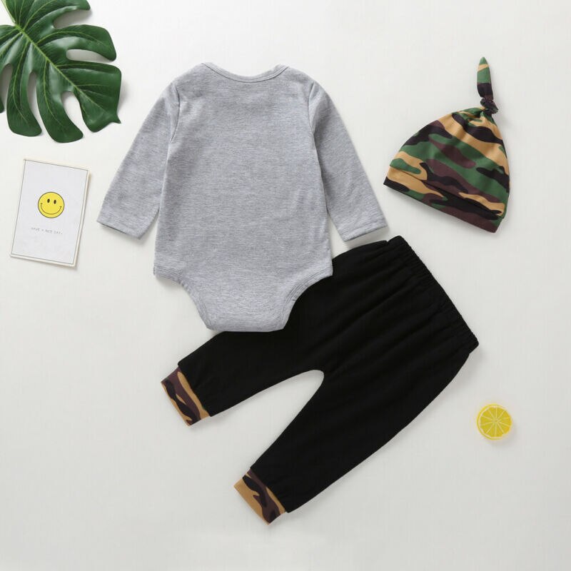 0 24M Baby 3Pcs Clothes Set Newborn Babies Boy