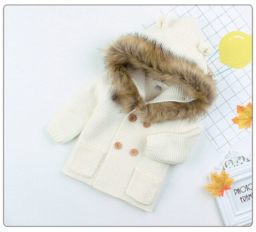 0 24M Baby Autumn Winter Warm Sweater Coat Babies