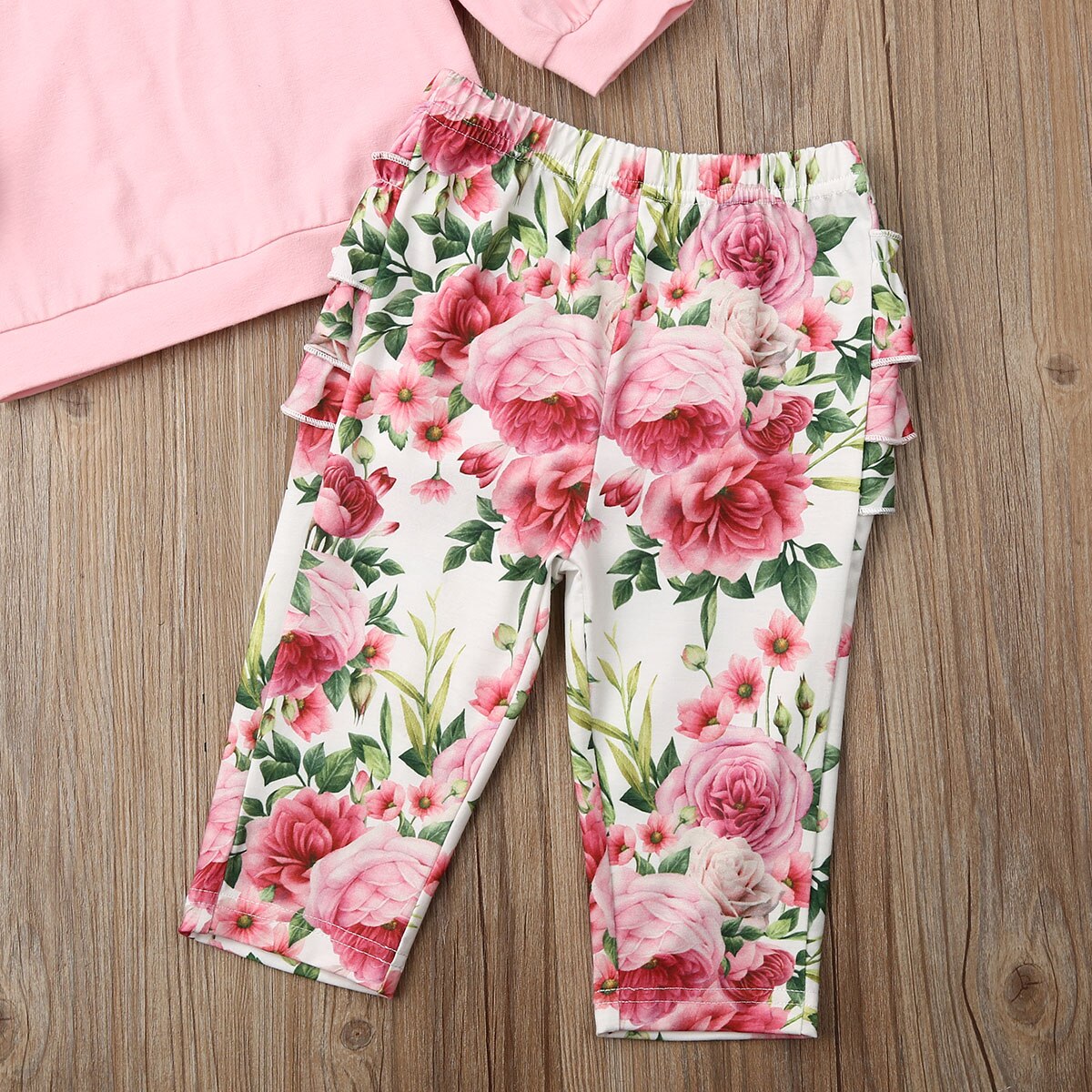 0 24M Baby Floral Clothes Set Toddler Babies Girl