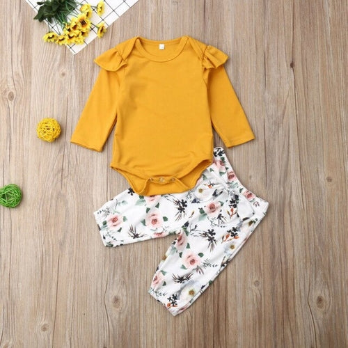 0 24M Baby Girls 2Pcs Clothes Set Newborn Babies