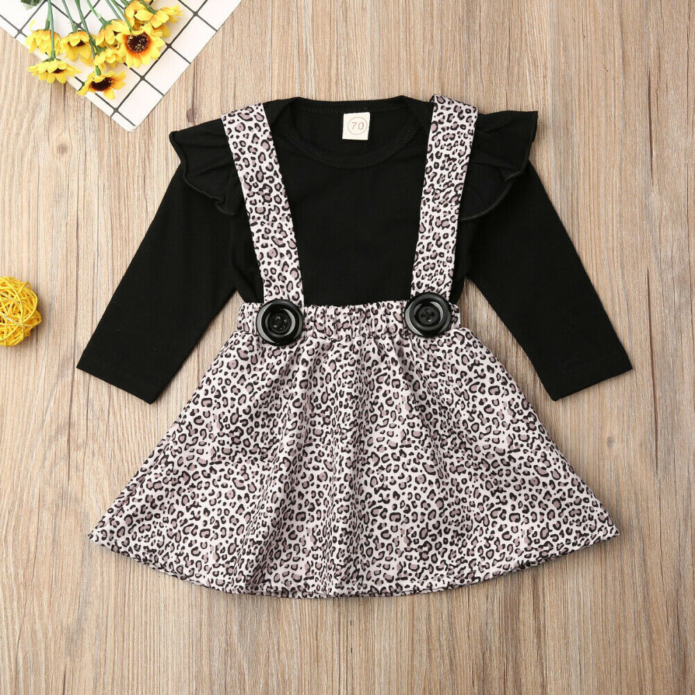 0 24M Baby Girls Skirt Clothes Set Newborn Babies
