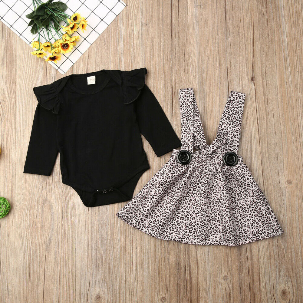 0 24M Baby Girls Skirt Clothes Set Newborn Babies