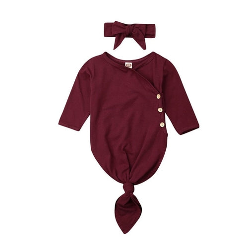 0 6M Newborn Baby Girls Boys Infant Solid Swaddle