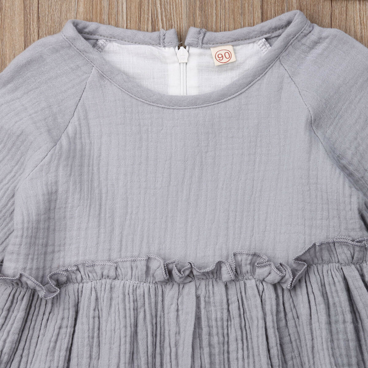 1 4T Toddler Baby Girl Solid Dress Babies Cotton