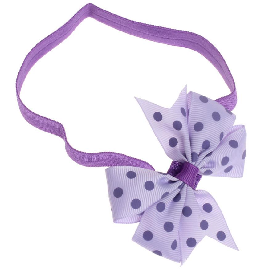 10 Pc Babys Headband Hairband Elastic Wave Point
