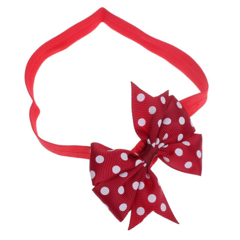 10 Pc Babys Headband Hairband Elastic Wave Point