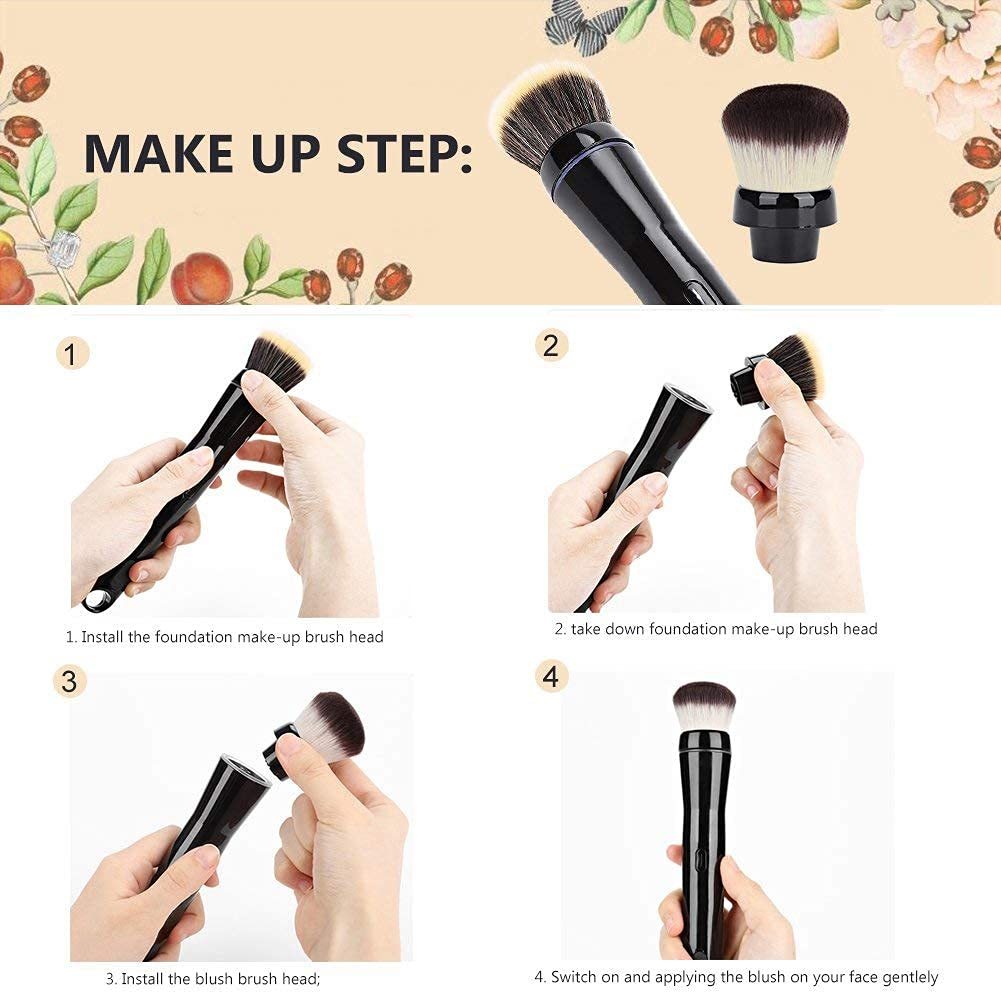 Portable Makeup Tool Electric Handle Makeup Brush Blush Foundation