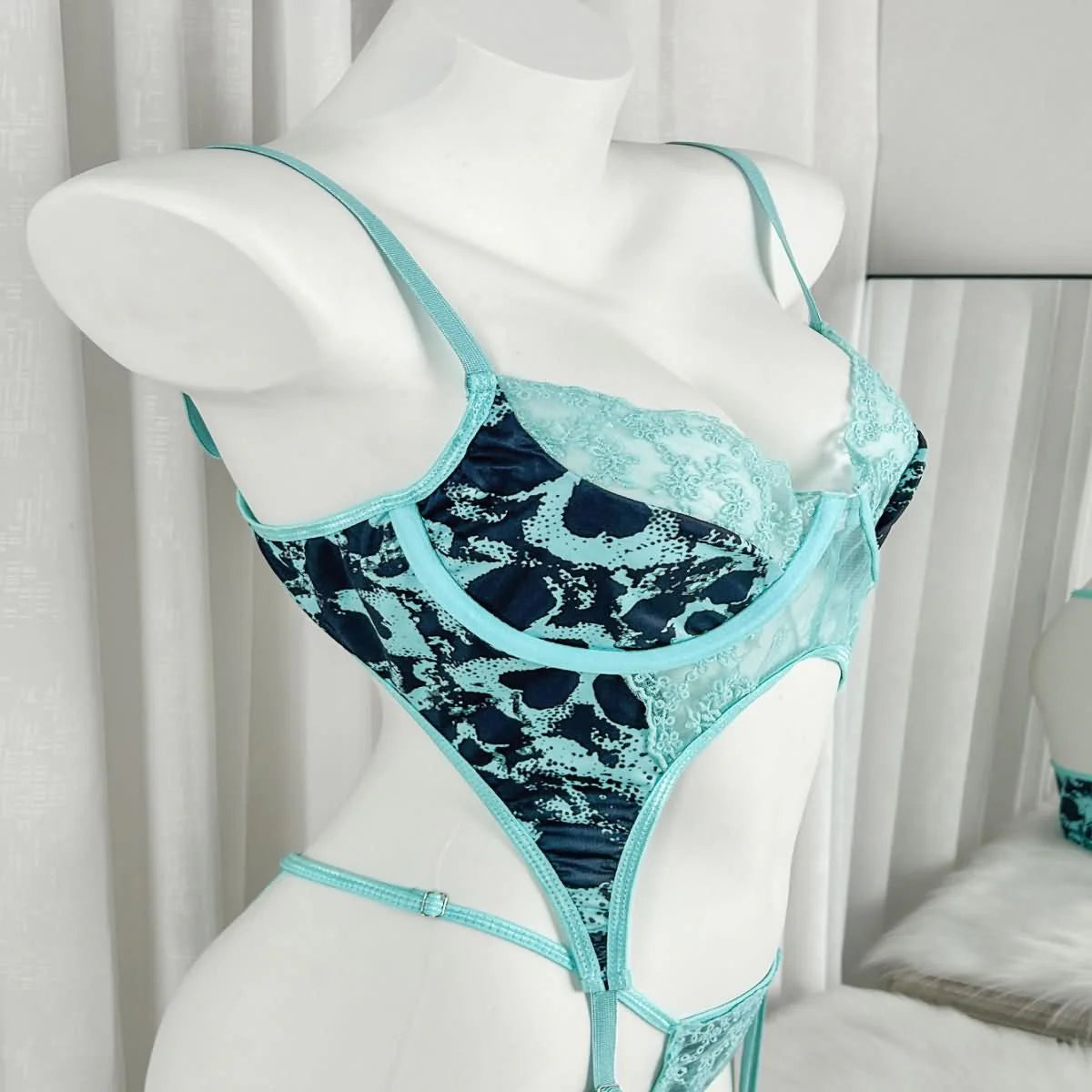Wickedly Sexy Skull Mesh Lingerie, Gothic Lace Bodysuit