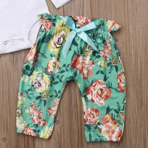 3pcs Baby Clothes Sets Newborn Infant Babies Girl