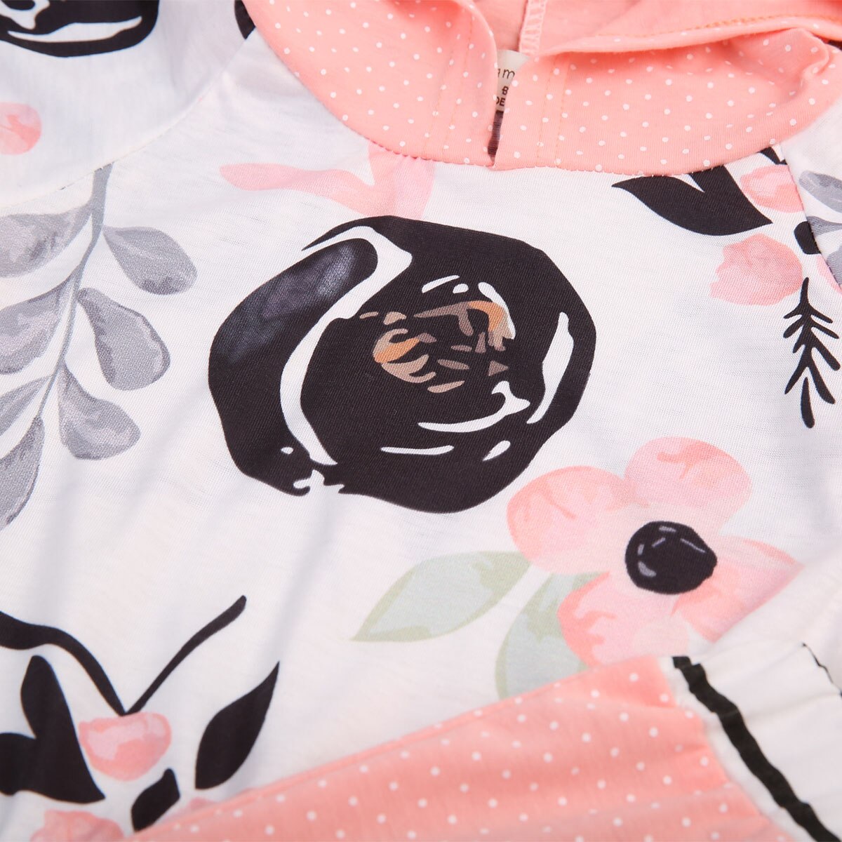 3pcs Cute Babies Girl Hooded Clothing Set Toddler