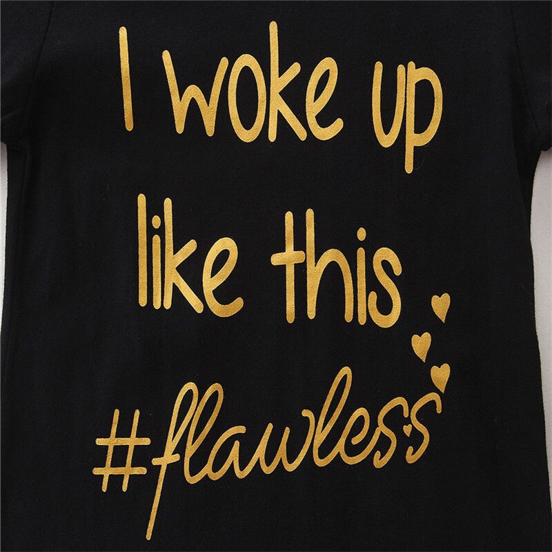 3pcs Kid NewBorn Baby Girl Infant Kid Set Babies T