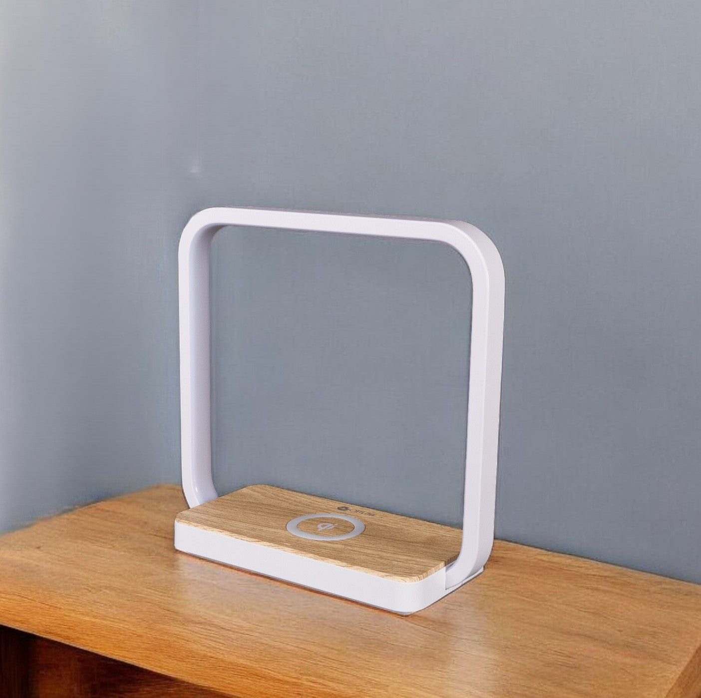 Contemporary White Wireless Phone Charger