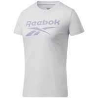 Women’s Short Sleeve T-Shirt Reebok Workout Ready Supremium Purple