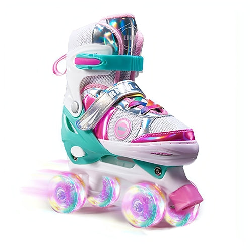 PU Full Children's Roller Skates Double Row