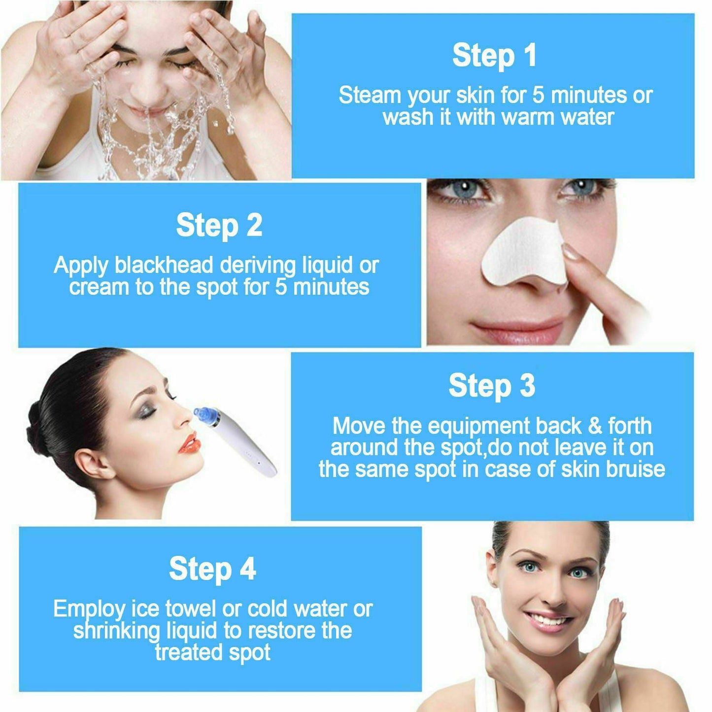 Electric Blackhead Vacuum Cleaner Pore Cleaner Acne Remover