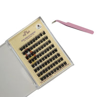 3D Self-Adhesive False Eyelashes 8 Rows With Small Tweezer Tool