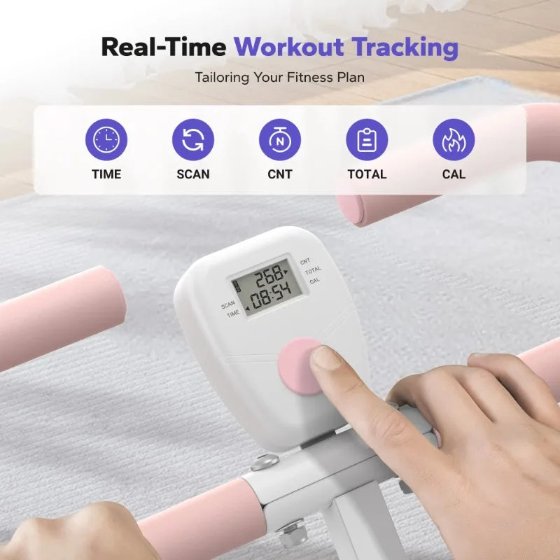 MERACH Adjustable Squat Assist Trainer Machine, 3 Tension Bands for Glutes & Quads Fitness - Home Gym Equipment