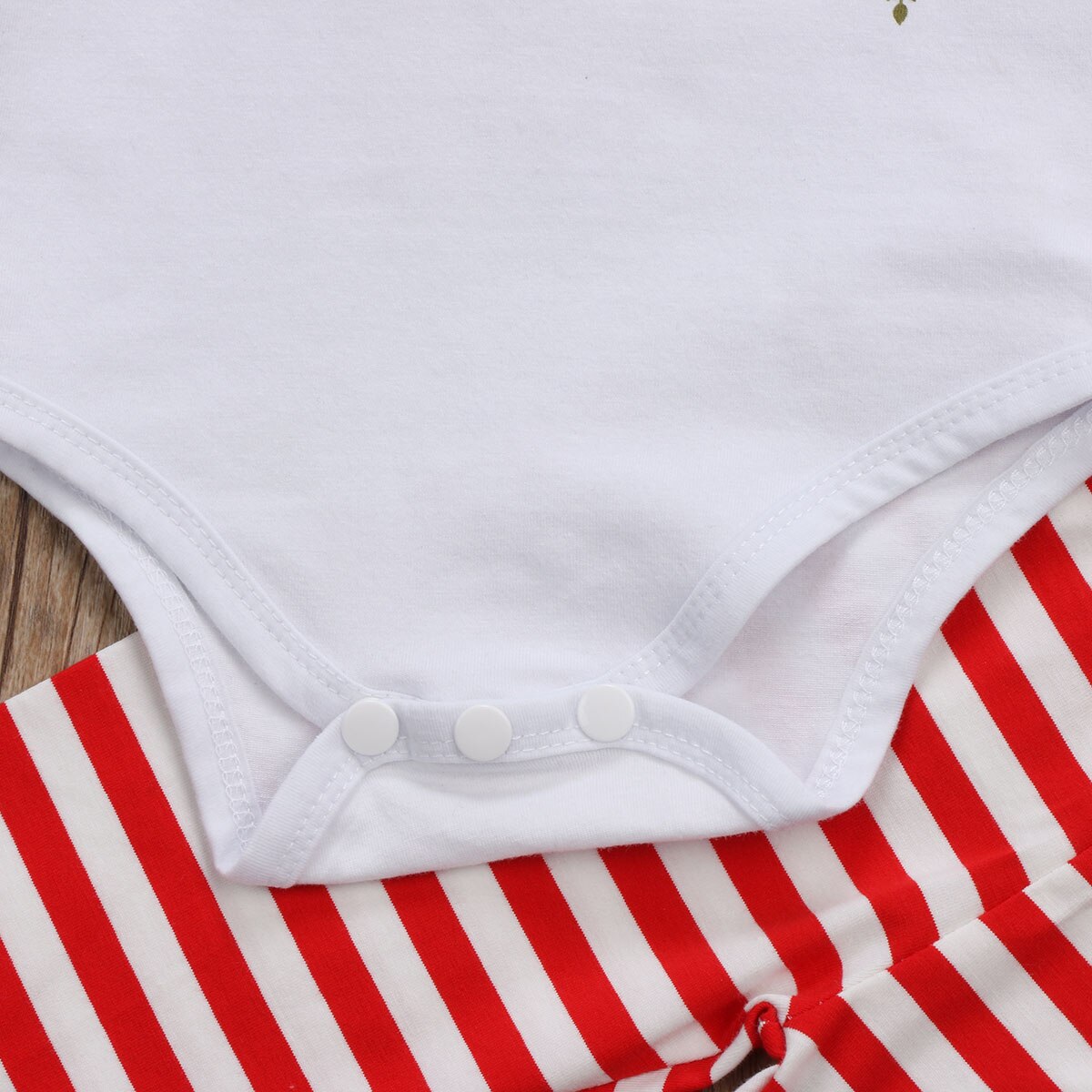 Babies 3 pcs Xmas Stripes Clothing Set Newborn