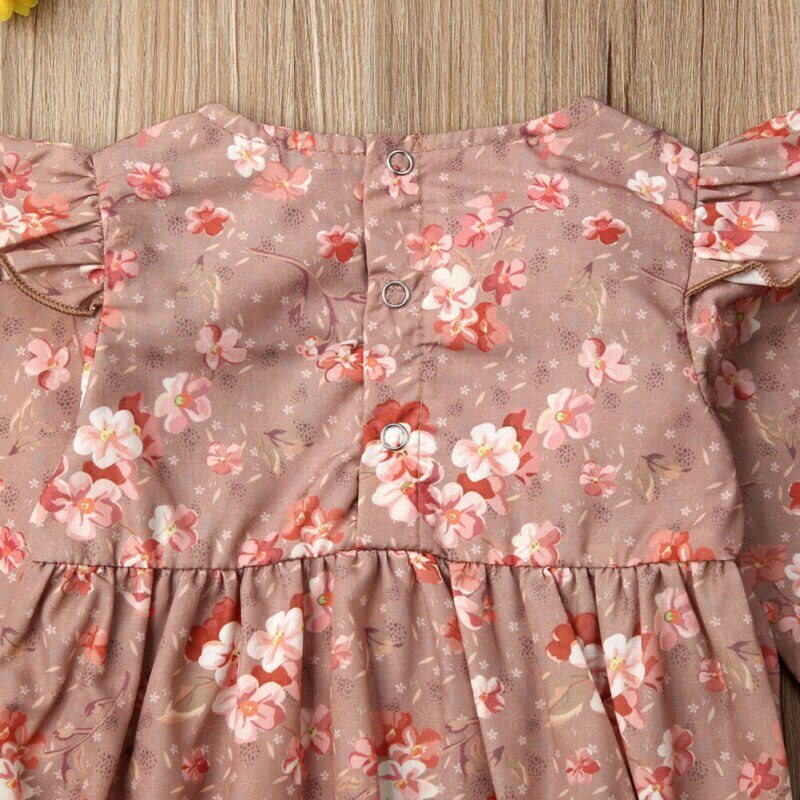 Newborn Baby Girls Floral Clothes Babies Flower