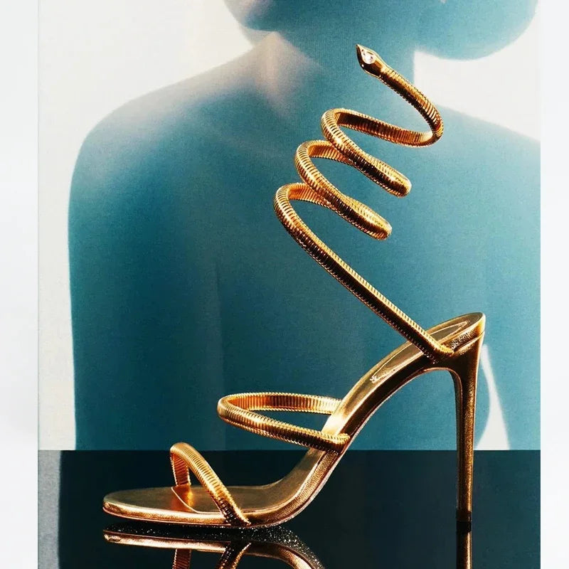 Eilyken Summer Street Style Ankle Strap Open Toe Narrow Band Women