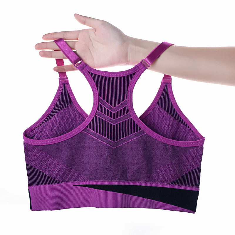 2 Piece Yoga Set Women Running Sports Fitness Suit Bra & Pants Vest
