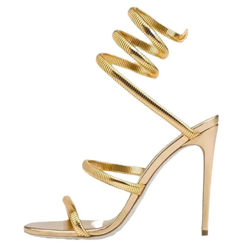 Eilyken Summer Street Style Ankle Strap Open Toe Narrow Band Women