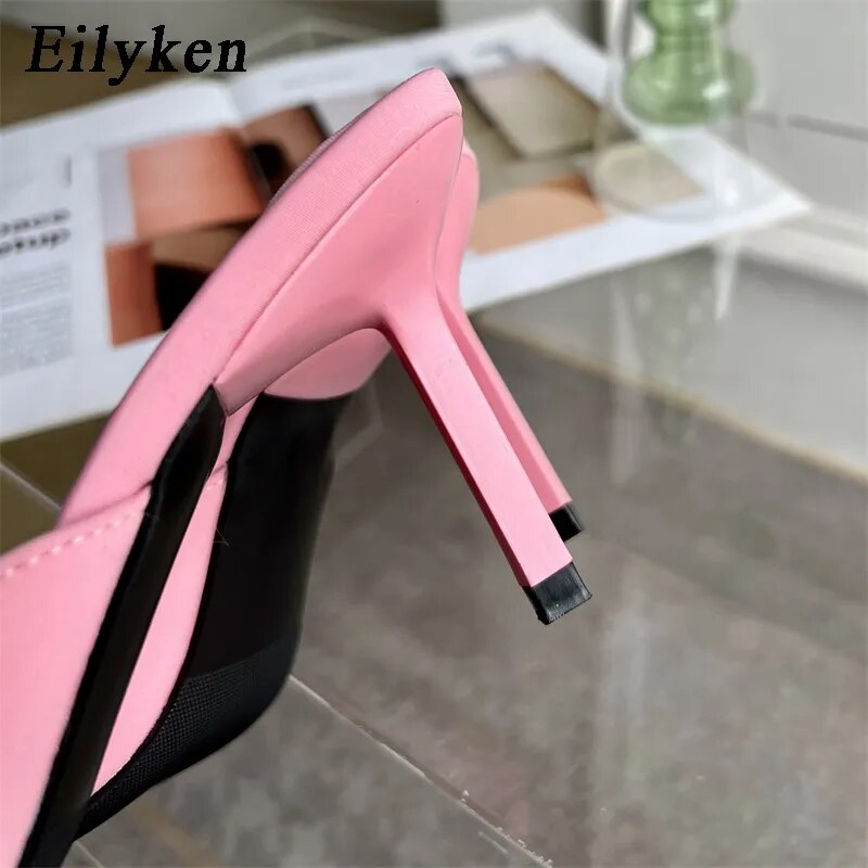 Eilyken Summer Fashion Butterfly-knot Satin Women Slipper Slip On