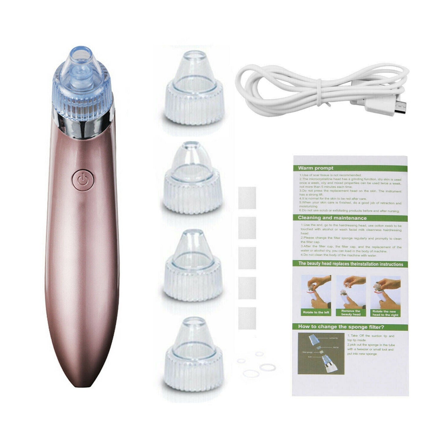 Electric Blackhead Vacuum Cleaner Pore Cleaner Acne Remover