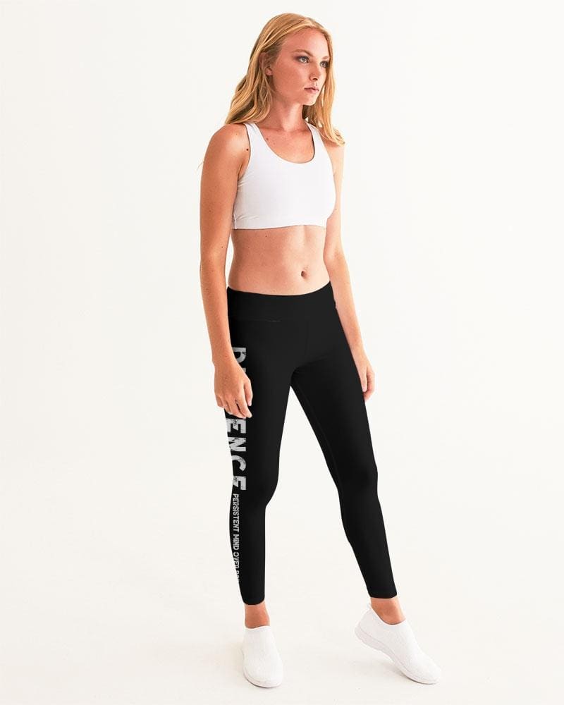 Diligence - Persistent Mind Over Body Graphic Style Womens Leggings