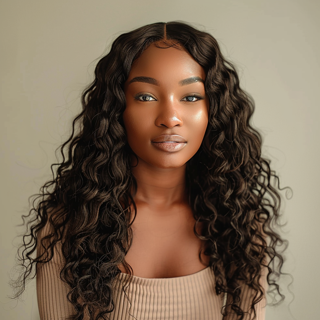 Full Lace Deep Curly Wig | 100% Human Hair