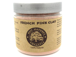 French Pink Clay. Delicately cleanse the skin,