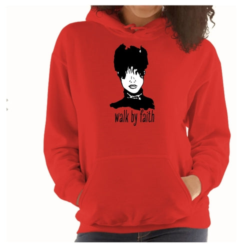 Womens Hoodie - Say it Soul - Walk by Faith