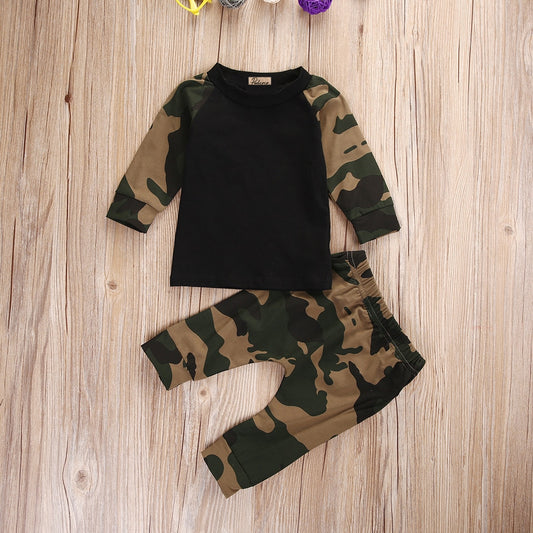 0 24M Babies Cool Camouflage Newborn Baby Boys