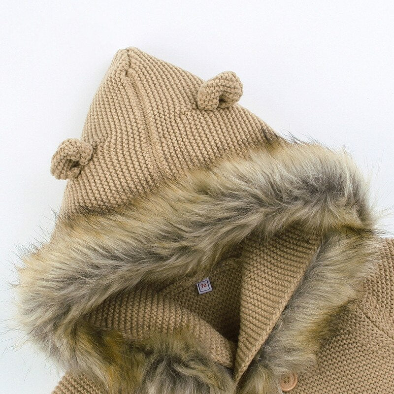 0 24M Baby Autumn Winter Warm Sweater Coat Babies