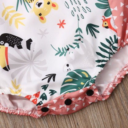0 24M Baby Floral Bodysuit Newborn Babies Girls