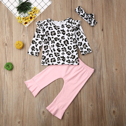 0 24M Baby Girls 3Pcs Clothes Set Newborn Babies