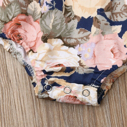 0 24M Baby Girls Summer Floral Outfits Babies