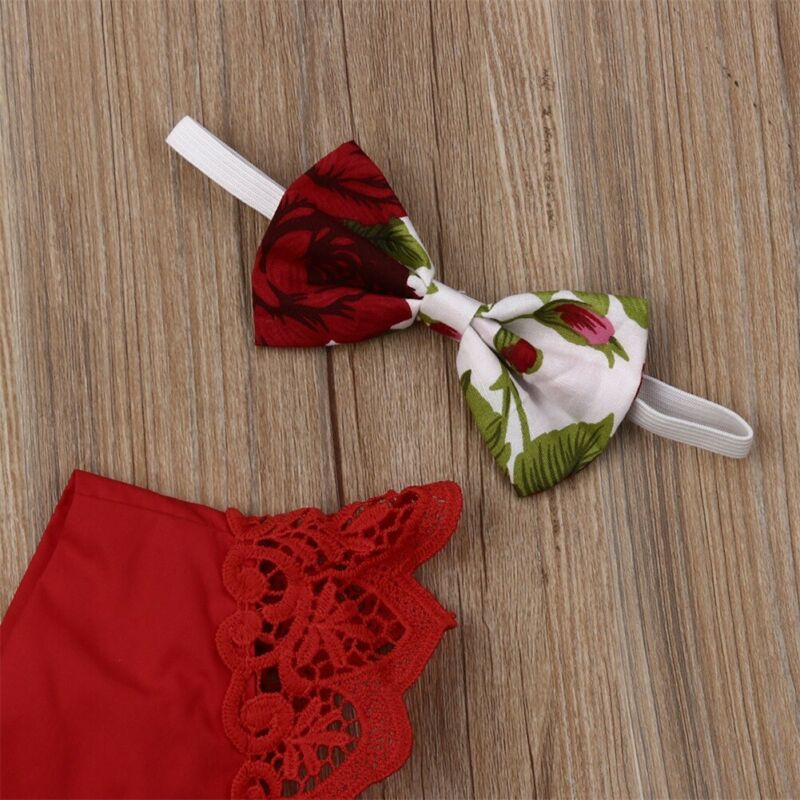 0 24M Baby Summer Floral Bodysuit Newborn Babies