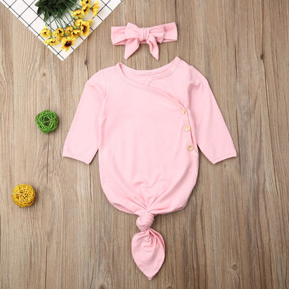 0 6M Newborn Baby Girls Boys Infant Solid Swaddle