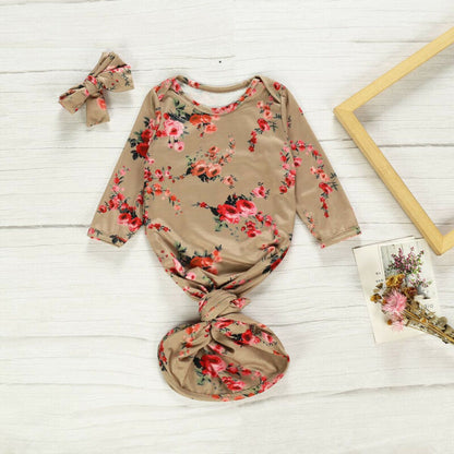 0 6M Newborn Baby Girls Boys Sleeping Bag Flowers