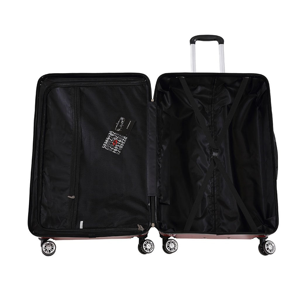 Suitcase Luggage Set 3 Piece Sets Travel Organizer Hard Cover Packing