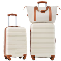 Hardshell Luggage Sets 2Pcs + Bag Spinner Suitcase with TSA Lock