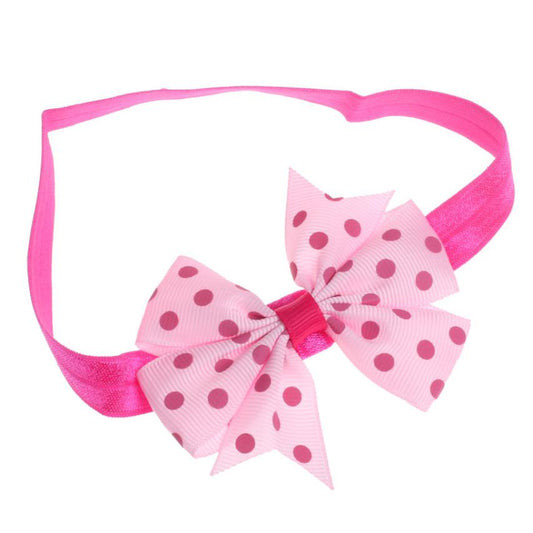 10 Pc Babys Headband Hairband Elastic Wave Point