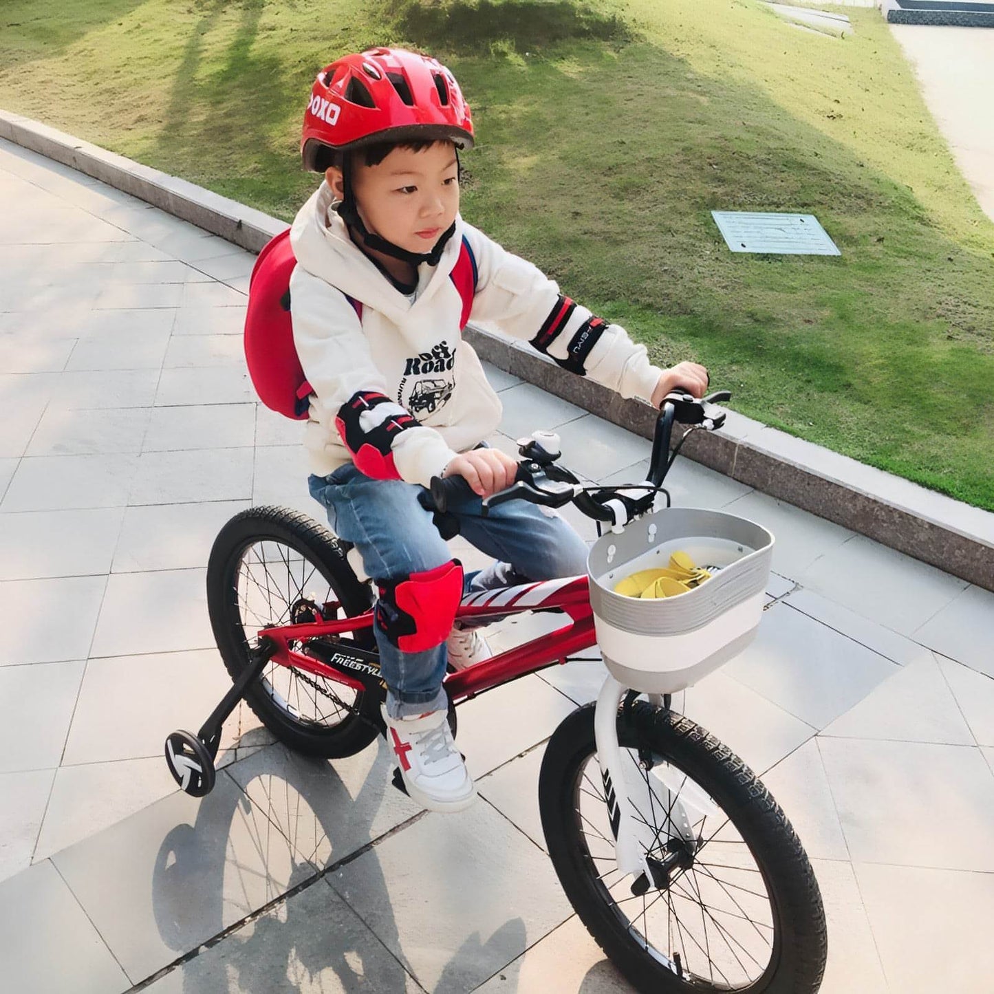 Children's Roller Skating Protective Gear Set Bicycle Riding Knee Pad