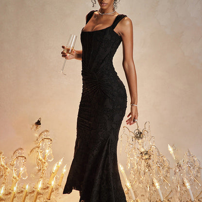 Mozision Off-shoulder Backless Sexy Evening Dress For Women Purple